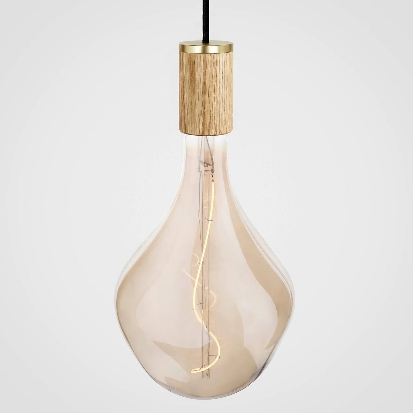 The Original Nine Pendant in Oak + Voronoi II