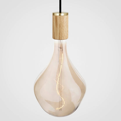 The Original Nine Pendant in Oak + Voronoi II