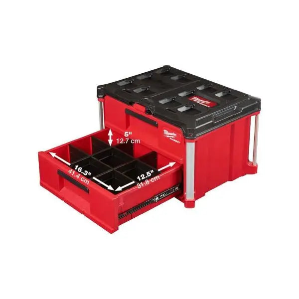 47-Piece 1/2-Inch Drive Mechanics Tool Set with 2-Drawer Rolling Tool Box