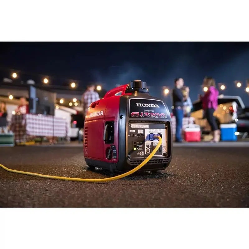 2200-Watt Quiet Portable Gas Generator  Compact, Reliable Power Source for Home or Jobsite Use