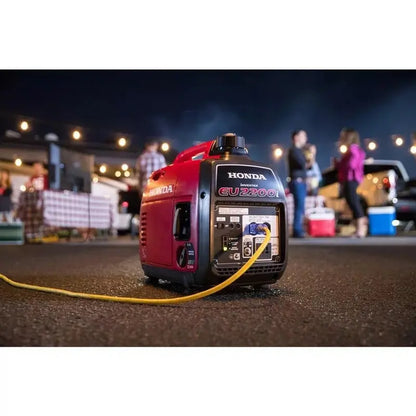 2200-Watt Quiet Portable Gas Generator  Compact, Reliable Power Source for Home or Jobsite Use