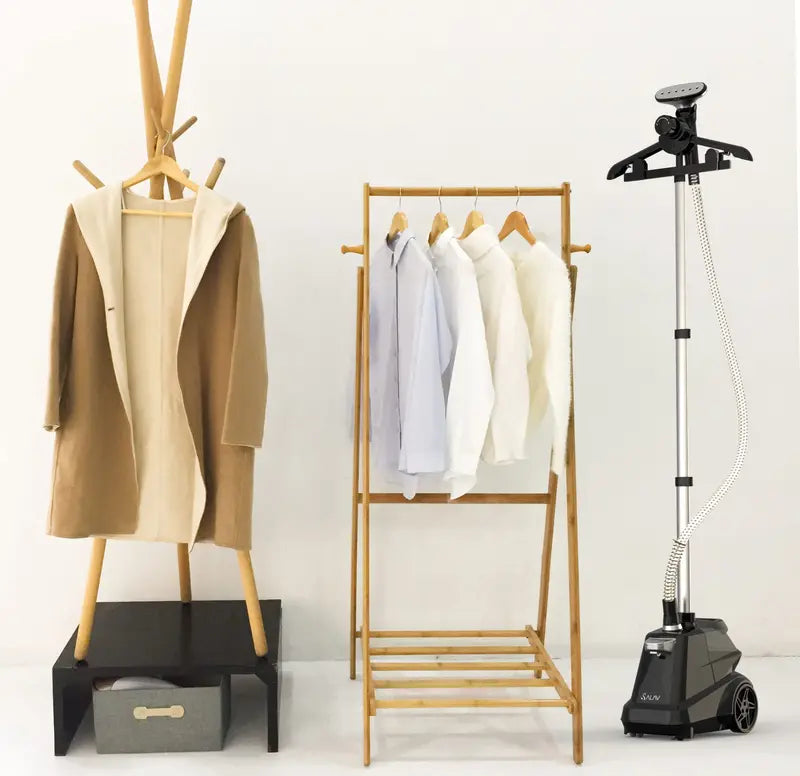 SALAV Commercial Full-Size Garment Steamer with Foot Pedals and Extra Large 3L Water Tank