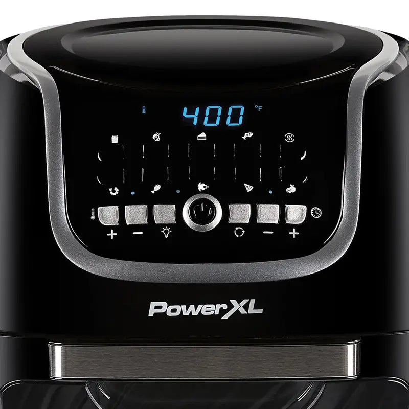PowerXL Vortex Air Fryer Pro plus 10 Quart Capacity, Black, 1700 Watts
