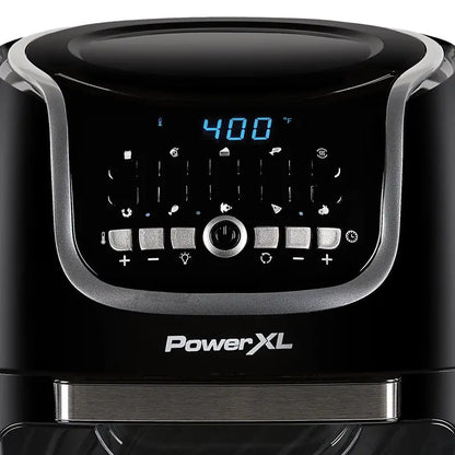 PowerXL Vortex Air Fryer Pro plus 10 Quart Capacity, Black, 1700 Watts