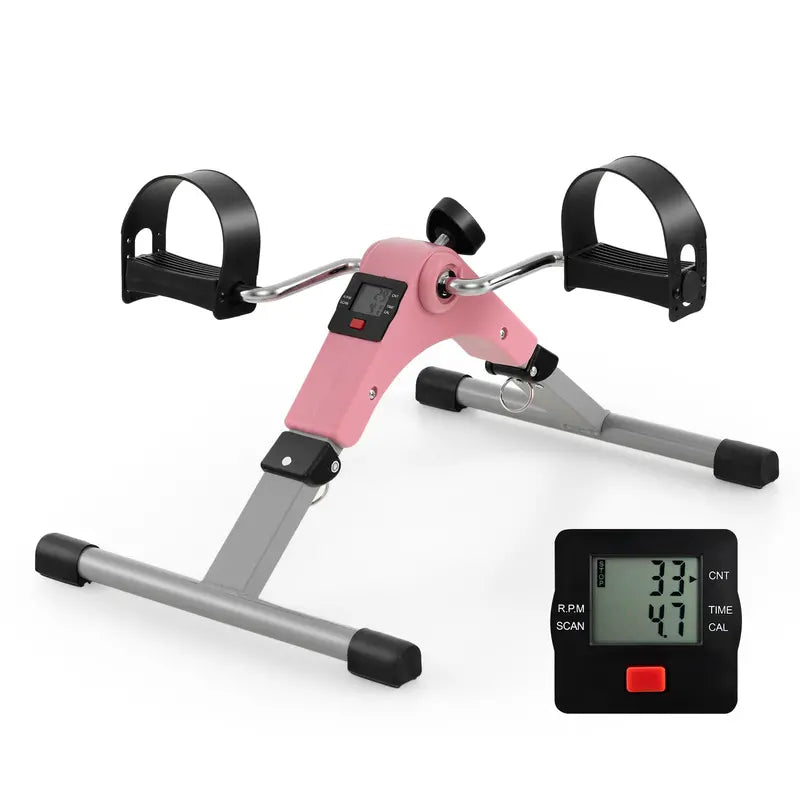 Compact Under-Desk Pedal Exerciser for Low-Impact Arm and Leg Fitness