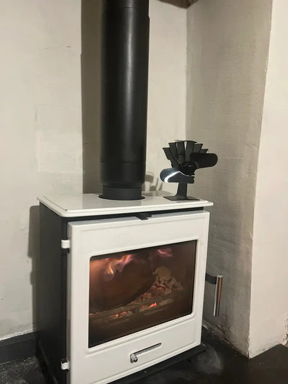 The Tortoise Heat-Powered Stove Fan  Silent, Eco-Friendly Air Circulator for Wood or Gas Stoves