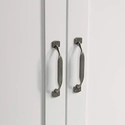 Sauder Select Storage Cabinet, L: 29.61  x W: 16.02  x H: 71.50 , White Finish