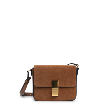 Mini Monceau - Cuir Velours Camel