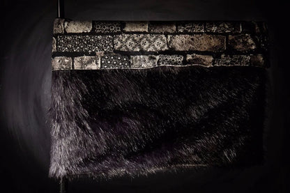 Couverture pour chat « Metis » Black Moon - Tissu Jean-Paul Gaultier