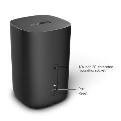 Roku Wireless Smart Speakers  2-Pack, 80-Watt Indoor Portable Audio System