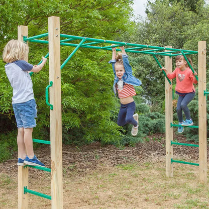 Lifespan Kids 2.5m Monkey Bars  Modular Outdoor Fitness Play Set for Children