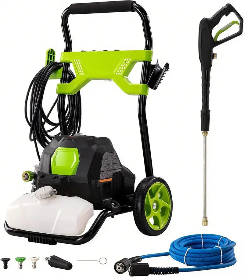 2000 PSI Electric Pressure Washer  Lightweight 1.2 GPM Home Cleaning System