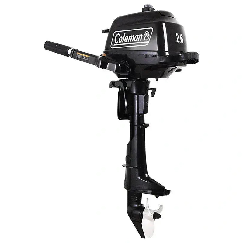2.6 HP Short-Shaft Outboard Motor  Black Marine Propulsion Engine