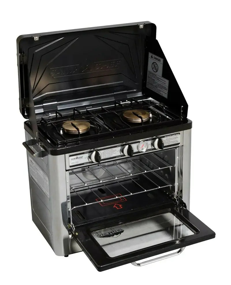Camp Chef Outdoor Portable Dual Burner Camping Home Patio RV Oven Stove  COVEN