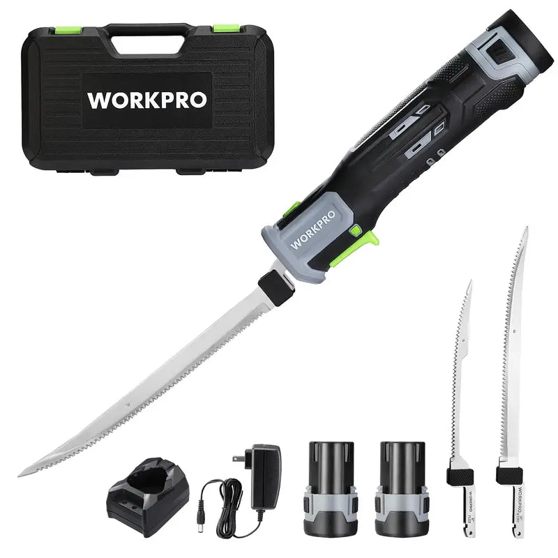 WORKPRO 12V Cordless Fillet Knife for Precision Fish Cleaning