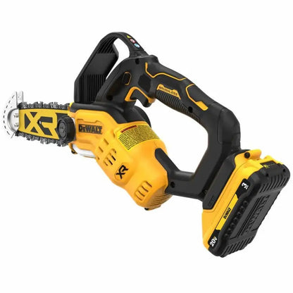 DEWALT DCCS623L1 8-Inch Battery Chainsaw  20V MAX Pruning Saw Kit with 3Ah Battery and Charger