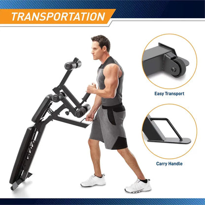 Marcy 6-Position Adjustable Utility Bench with High-Density Foam Padding and Durable Steel Frame