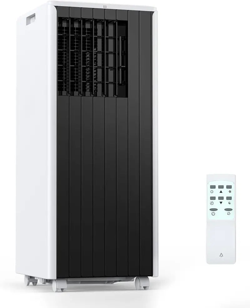 8,000 BTU Portable Air Conditioner: 3-in-1 Cooling, Dehumidifying & Fan Modes, 24H Timer & Easy-Install Kit for Rooms up to 350 Sq. Ft.