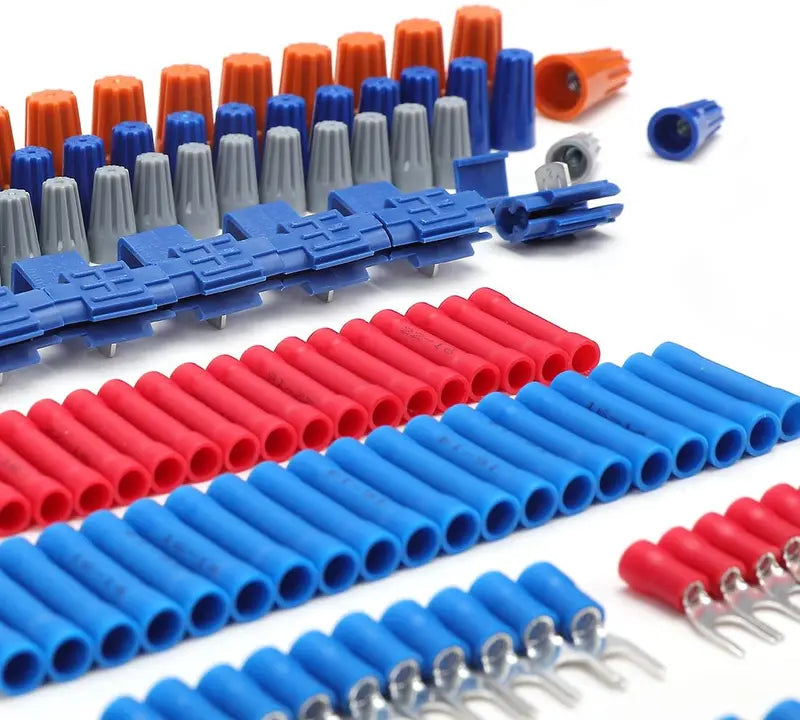 WORKPRO 582-Piece Electrical Repair Kit: Crimp Terminals, Heat Shrink Tubing & Wire Tools