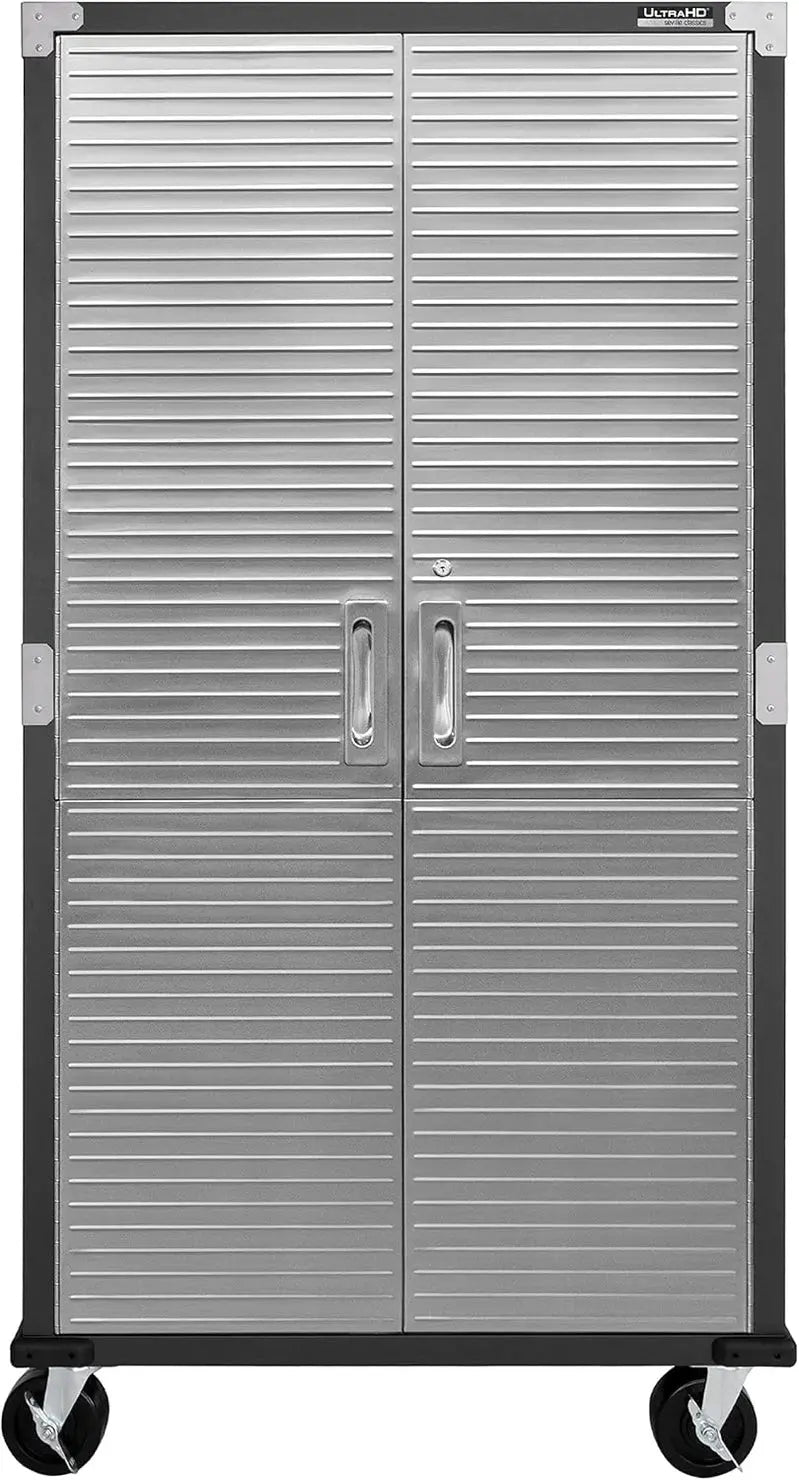 Seville Classics UltraHD Steel Storage Cabinet  36¡å W ¡Á 18¡å D ¡Á 72¡å H