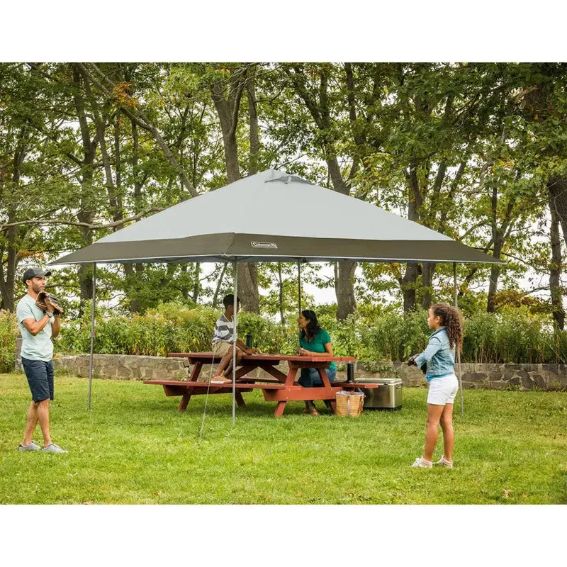Coleman Instant Eaved Canopy Shelter  13 ft x 13 ft Pop-Up Shade Tent