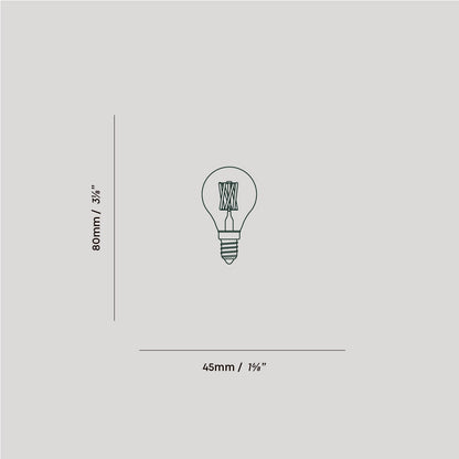 Pluto E14 Tinted LED Bulb