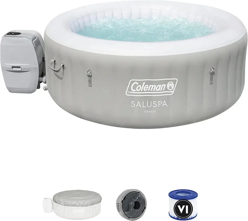 AirJet Inflatable Hot Tub  Compact 24 Person Spa with Powerful Jet System for Relaxation