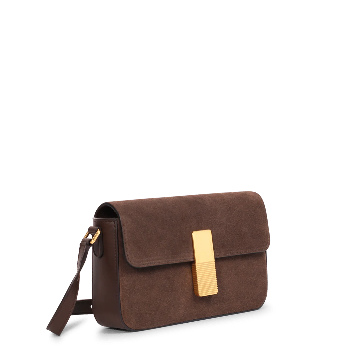 Monceau Baguette - Cuir Velours Chocolat