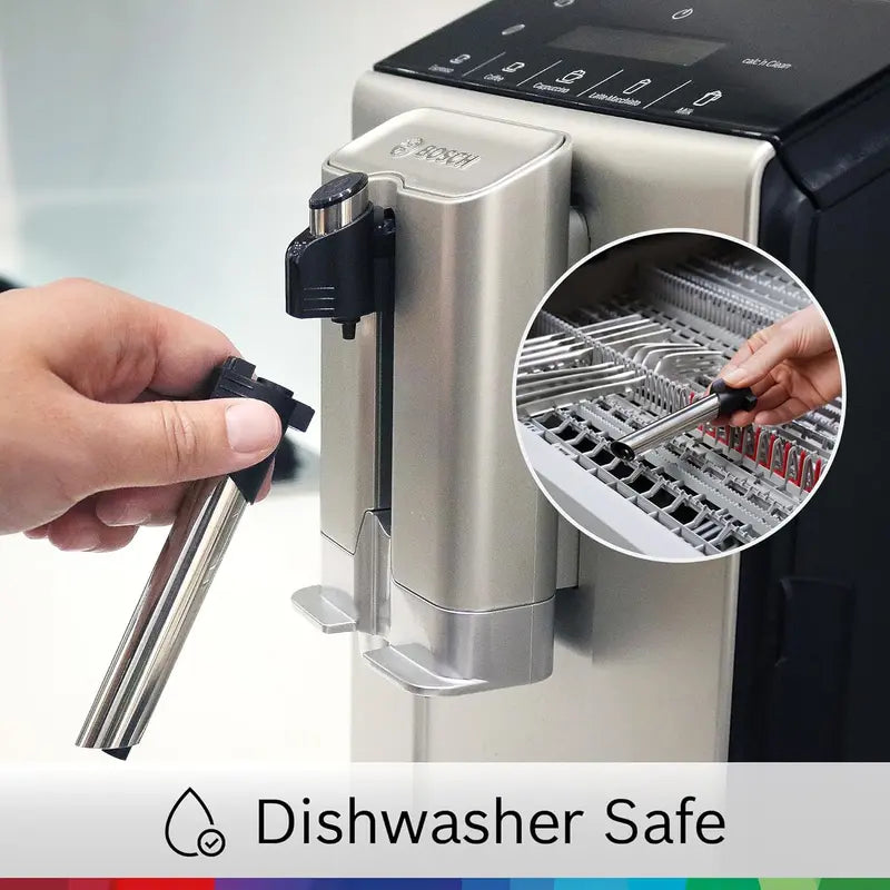 Bosch TIU20307 Fully Automatic Espresso Machine  One-Touch Barista Drinks, Large Bean Hopper, Easy Maintenance