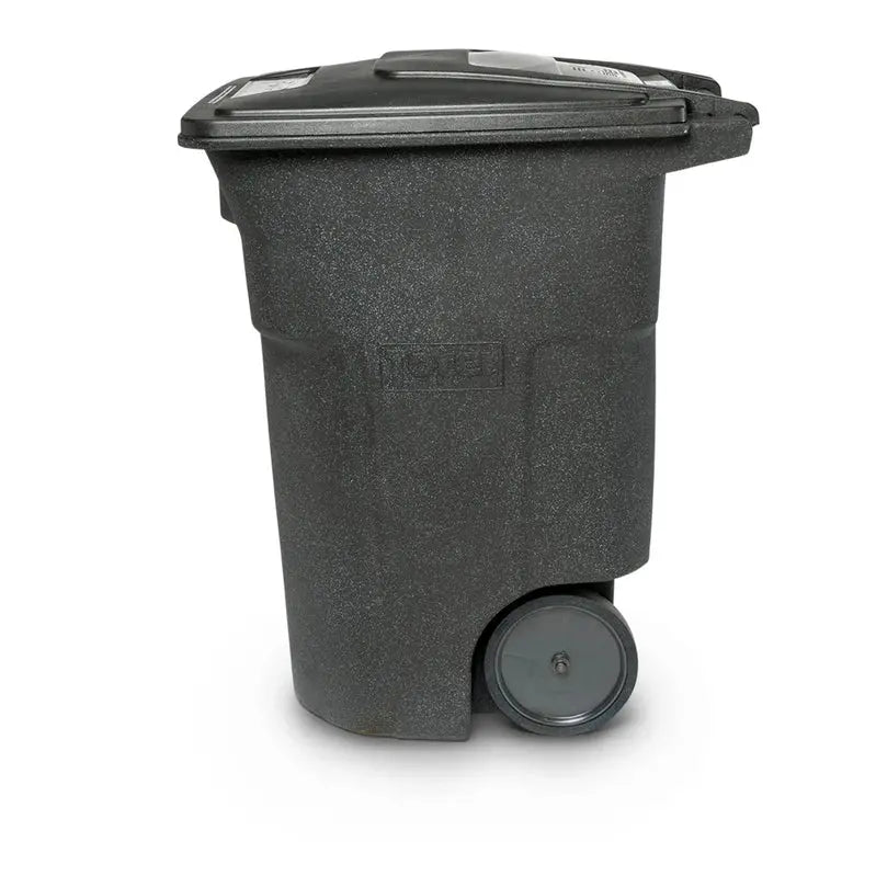 Toter 96-Gallon Residential Trash Can  Heavy-Duty Wheeled Bin with Smooth-Roll Casters & Secure Lid