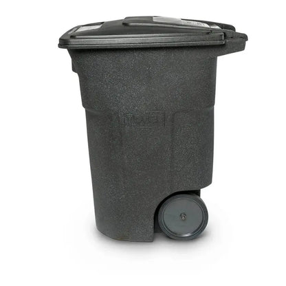 Toter 96-Gallon Residential Trash Can  Heavy-Duty Wheeled Bin with Smooth-Roll Casters & Secure Lid