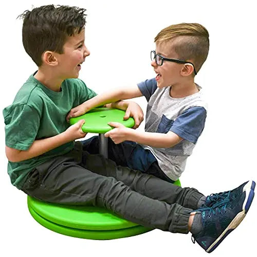 The Freckled Frog Whizzy Dizzy Sit and Spin Toy for Preschoolers  Durable, Safe, Supports 8,000 lb, Ideal for Group Play