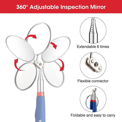 WORKPRO 4-Piece Telescoping Auto Repair Kit  Magnetic Pickup Tools & Inspection Mirror