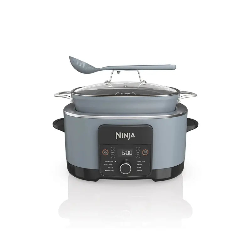 8.5-Quart Multi-Cooker  8-in-1 Functionality, Oven-Safe Pot, Glass Lid & Spoon