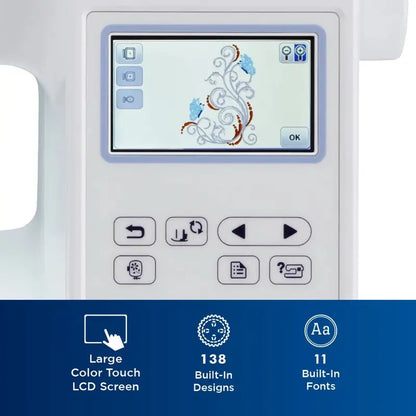 Brother SE600 Computerized Sewing and Embroidery Machine  5″ x 7″ Hoop Area, Full-Color LCD Interface