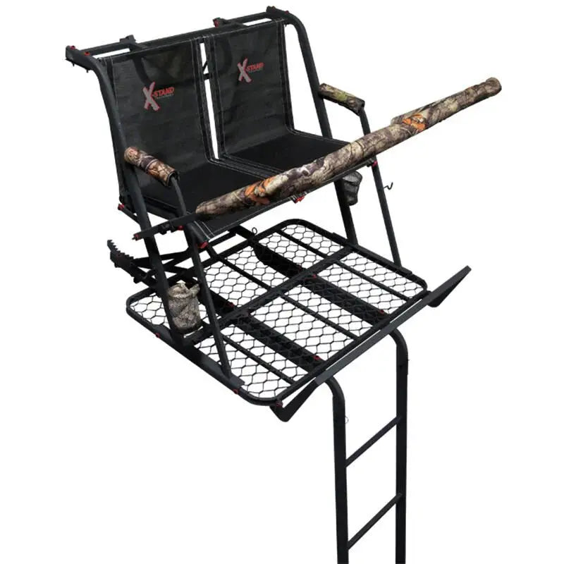 X-Stand Jayhawk 20-Inch Two-Person Tree Stand  Lightweight Hunting Ladder Platform with Safety Features