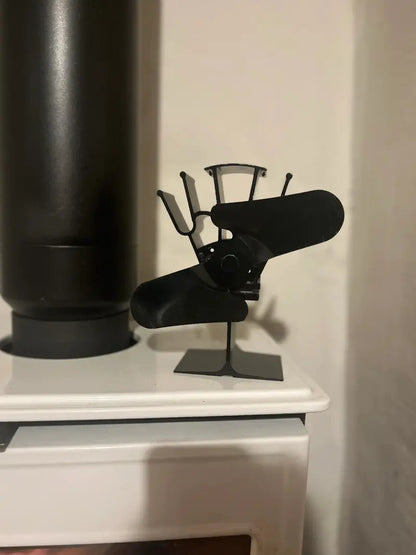 The Tortoise Heat-Powered Stove Fan  Silent, Eco-Friendly Air Circulator for Wood or Gas Stoves