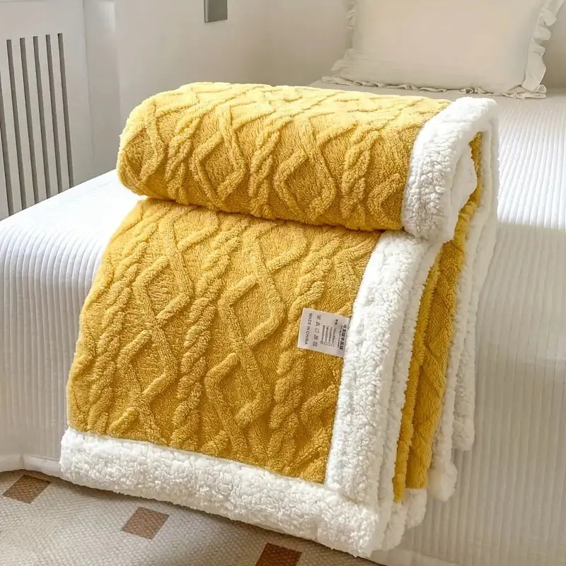 All-Season Reversible Throw Blanket for Living Room & Bedroom