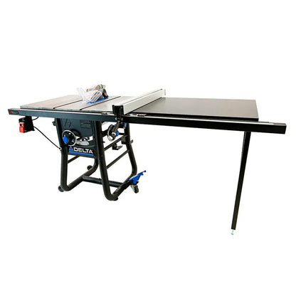 Delta 10 Contractor Table Saw with 52 Rip Capacity and Cast Iron Extension Wings