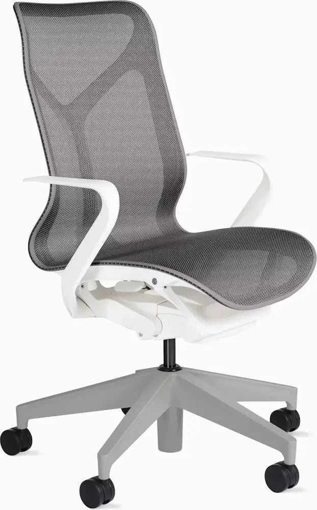 Cosm Mid-Back Ergonomic Office Chair  Adaptive Support & Breathable Fabric