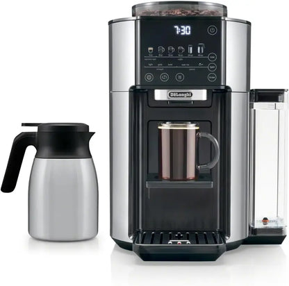 De’Longhi True Brew Single-Serve & Multi-Size Drip Coffee Maker with Integrated Grinder