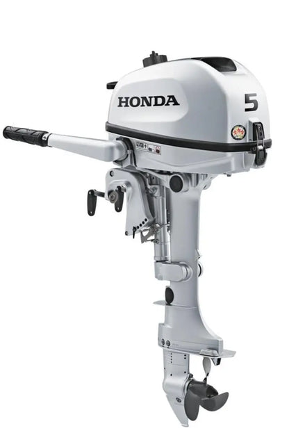 5 HP Portable Outboard Motor  Tillered 20-Inch Shaft Engine for Small Boats