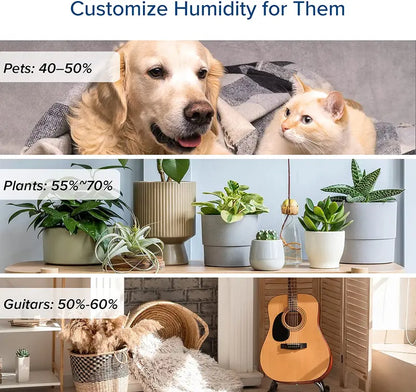LEVOIT 6L Smart Humidifier  Warm & Cool Mist for Large Bedrooms, Plants & Families with Auto Humidity Sensing