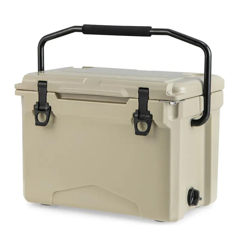 Heavy-Duty Insulated Hard-Sided Cooler with Portable Handles