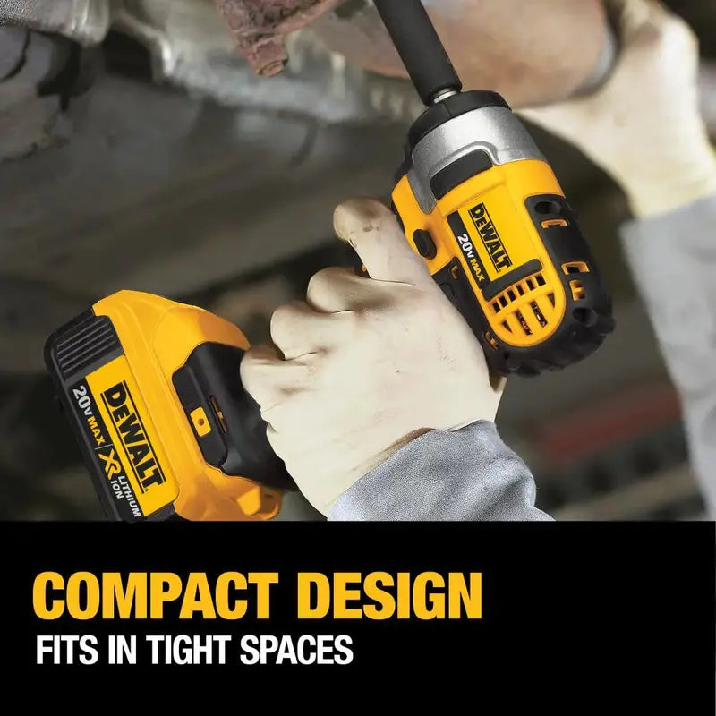 20V MAX Lithium-Ion 1/2″ Impact Wrench Kit  Includes Detent Pin for Secure Socket Retention