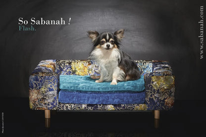 Canapé pour chien « Le Couture » Palace (Rose ou Bleu)
