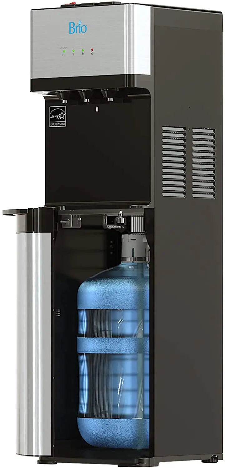 Brio Bottom-Loading Water Dispenser  3-Temperature Options, Self-Cleaning Function, LED Interface