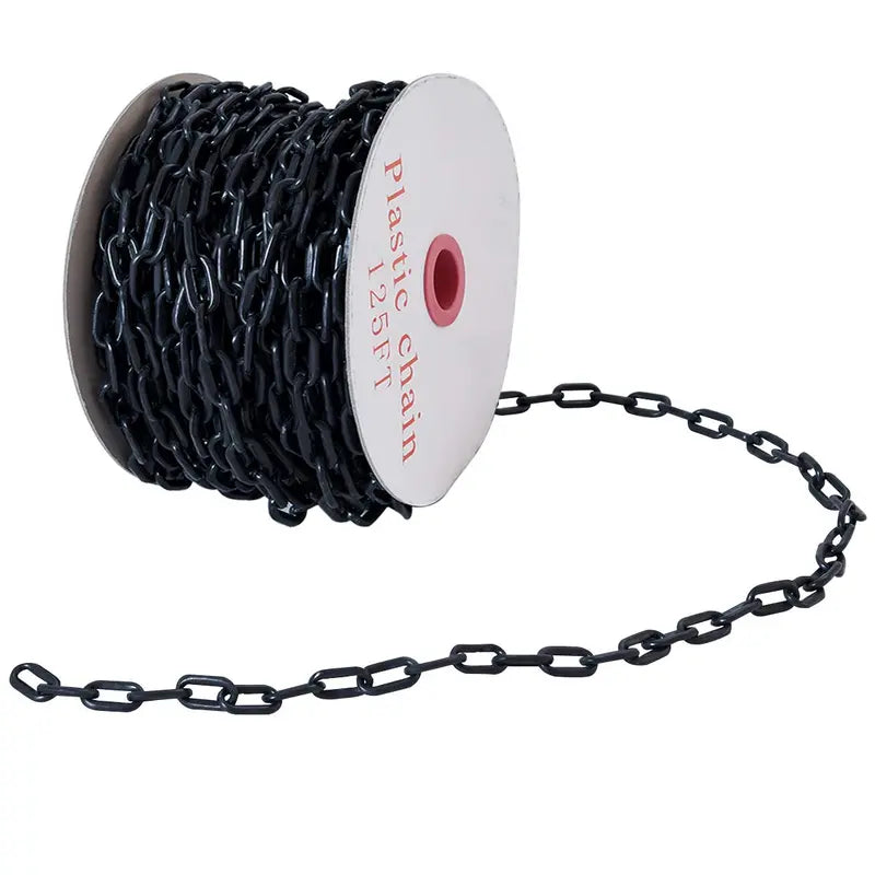 125-Foot Plastic Safety Chain Barrier for Crowd Control