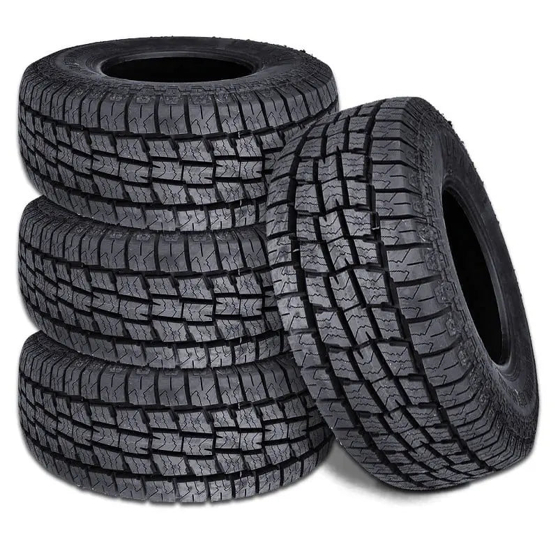 Set of 4 ATX2 LT 265/60R20 All-Terrain Tires (Load Range E, 10-Ply)  Rugged Off-Road Traction for Chevrolet Silverado 1500 and 2500 HD Models