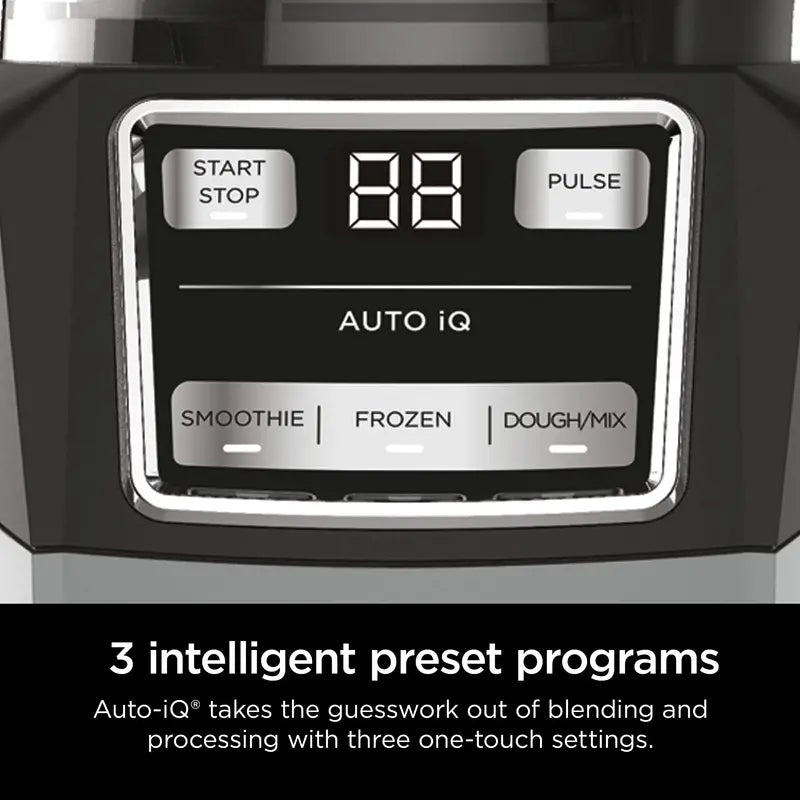 Ninja 1200W Compact Kitchen System for Blending, Chopping, and Food Processing